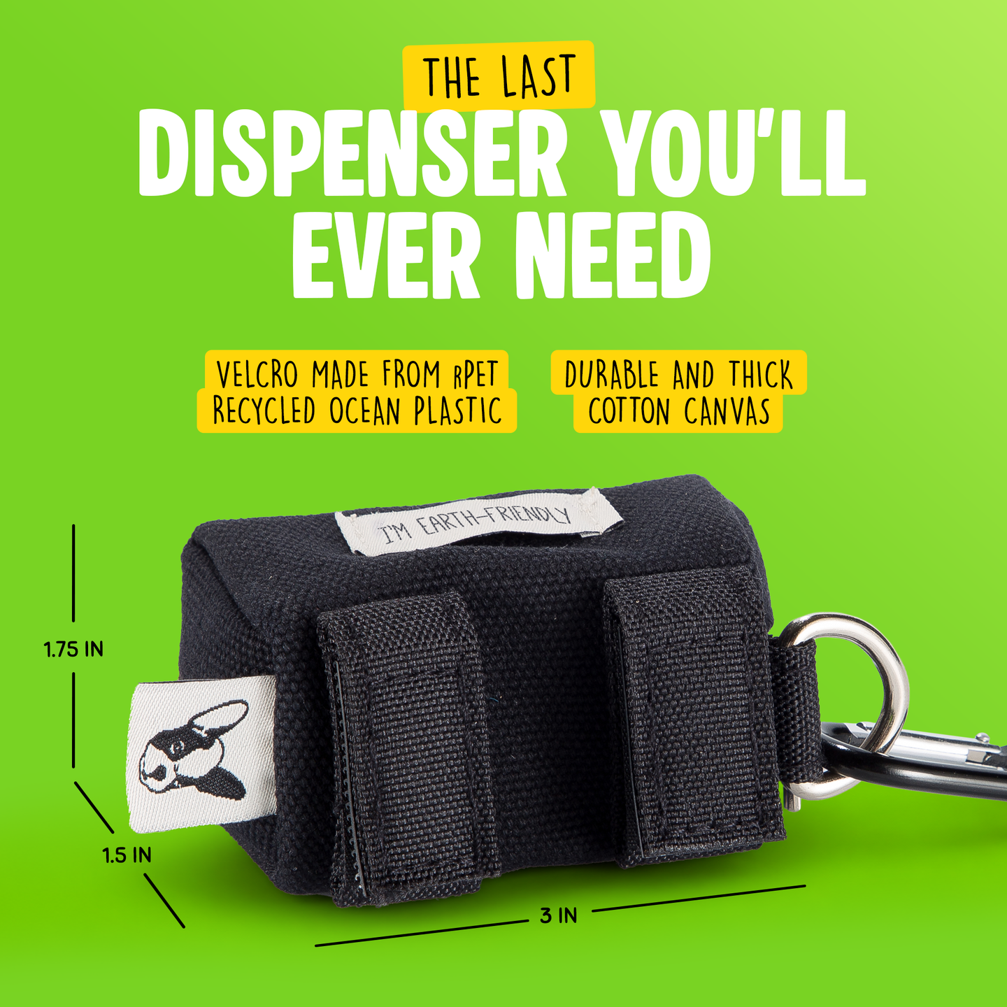 Cotton Dog Poop Bag Dispenser