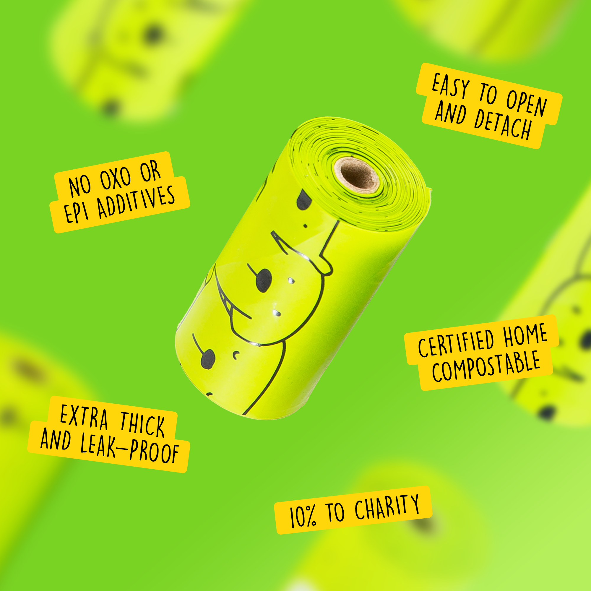 Certified Compostable Dog Poop Bags