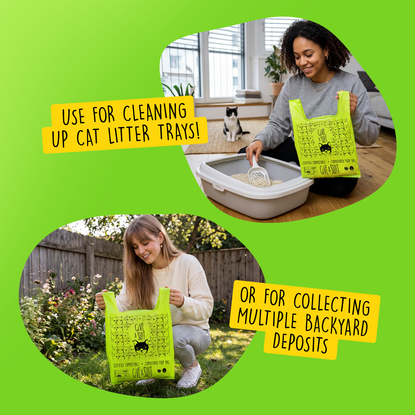 Extra Large Certified Compostable Cat Litter Bags