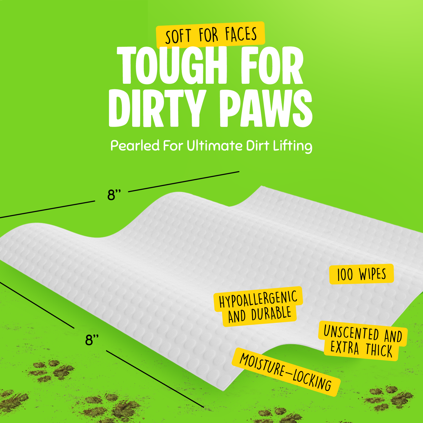 Lick-Safe Hypoallergenic Pet Wipes for Dogs & Cats