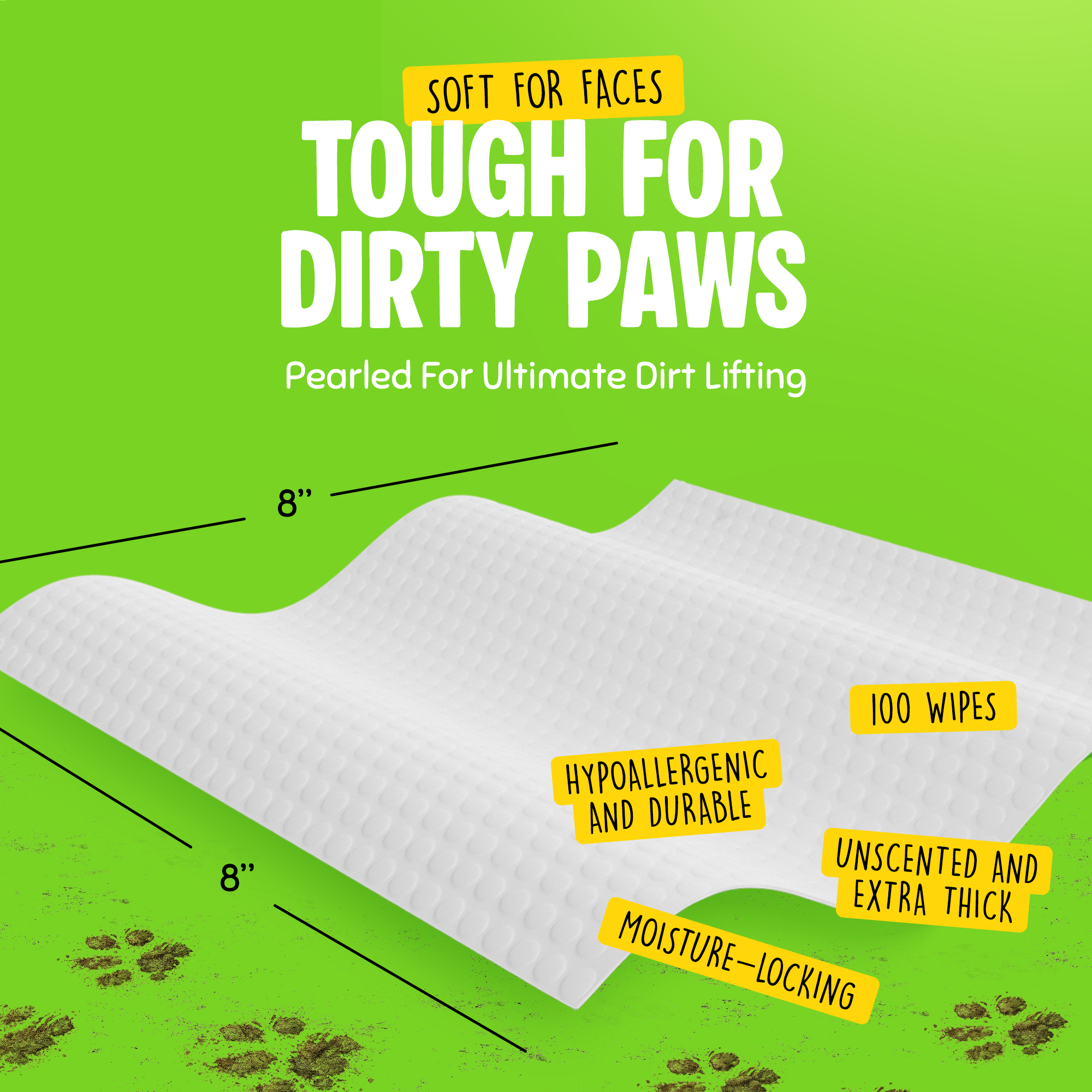 Lick-Safe Hypoallergenic Pet Wipes for Dogs & Cats