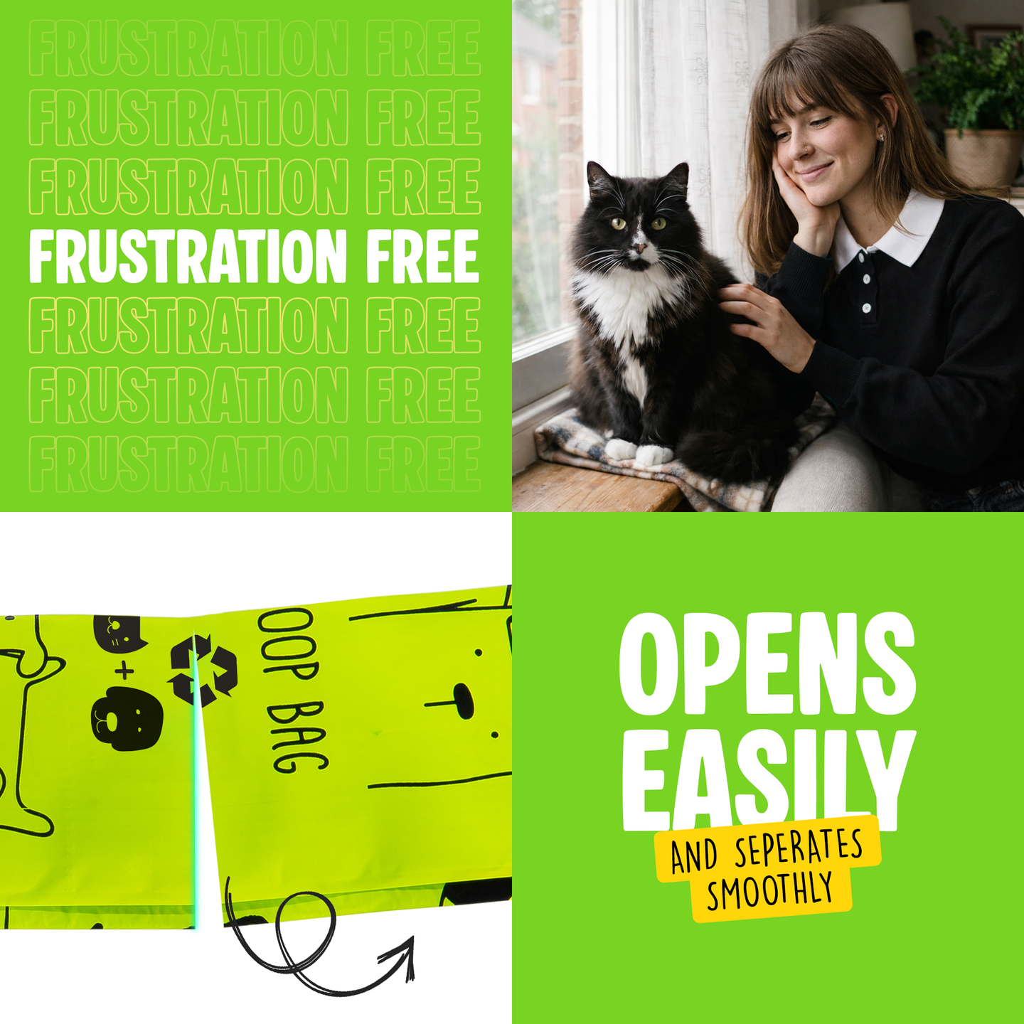 Extra Large Certified Compostable Cat Litter Bags