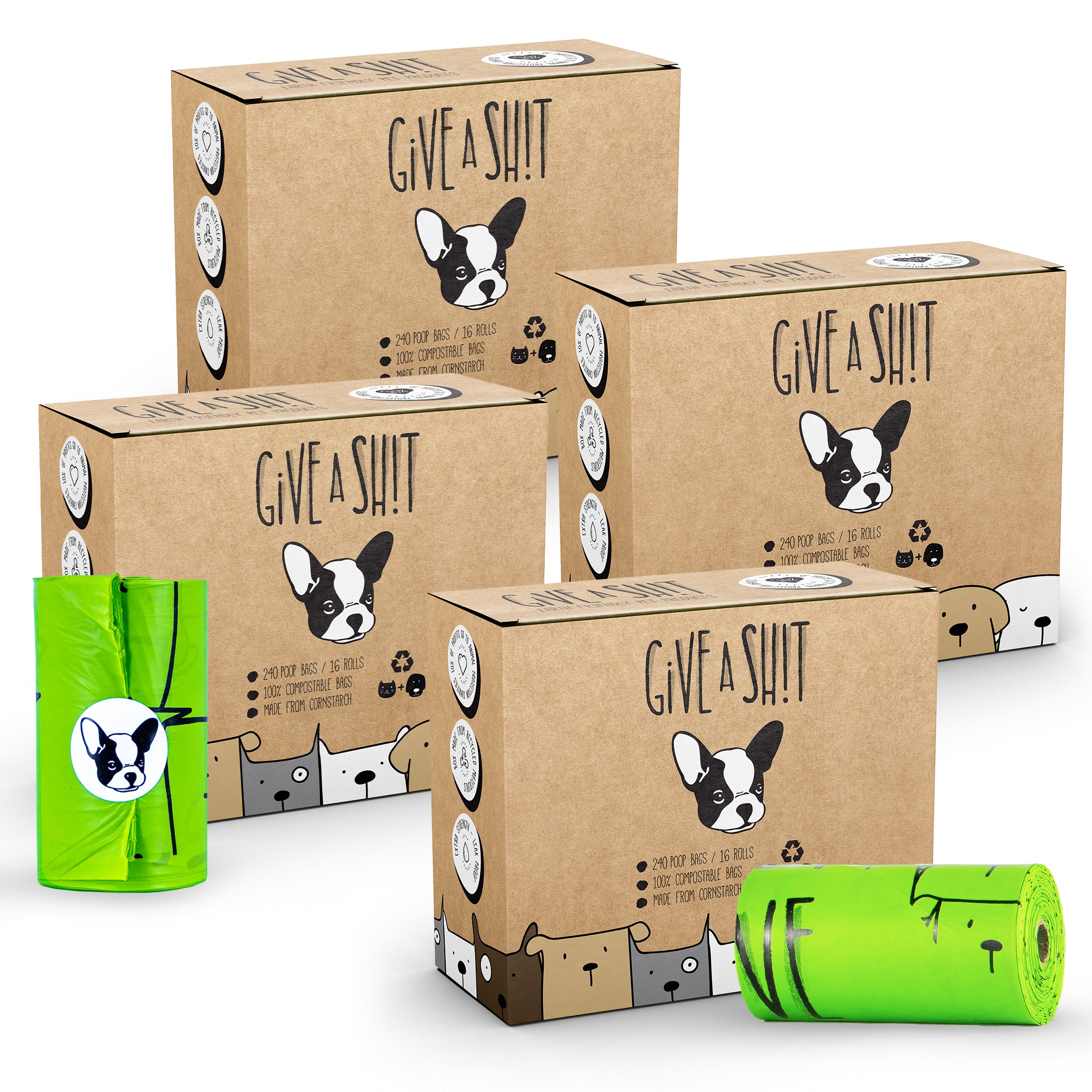 TÜV Austria HOME Compost Certified Dog Poop Bags