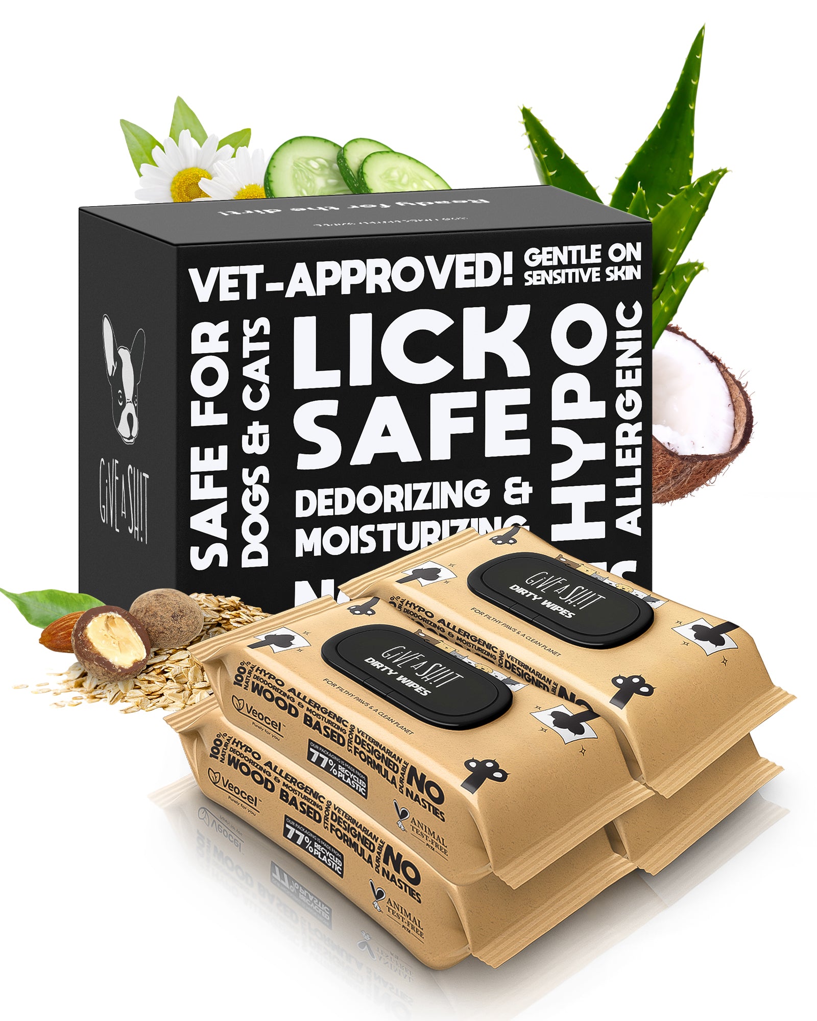 Plant-Based Full Body Pet Wipes