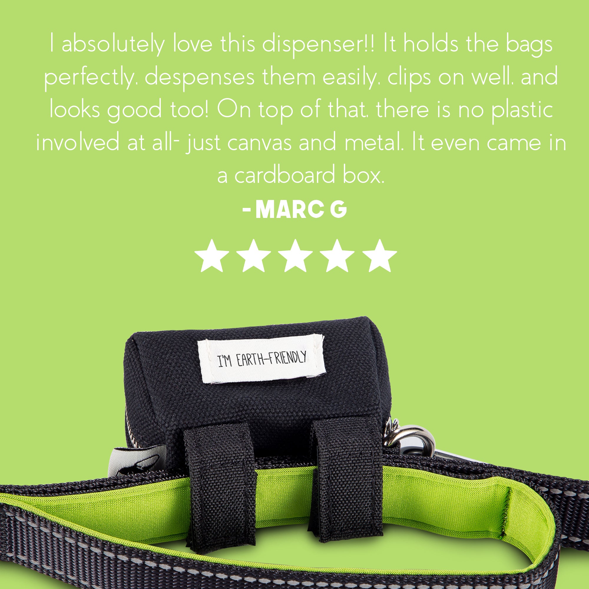 Virgin Plastic-Free Poop Bag Dispenser