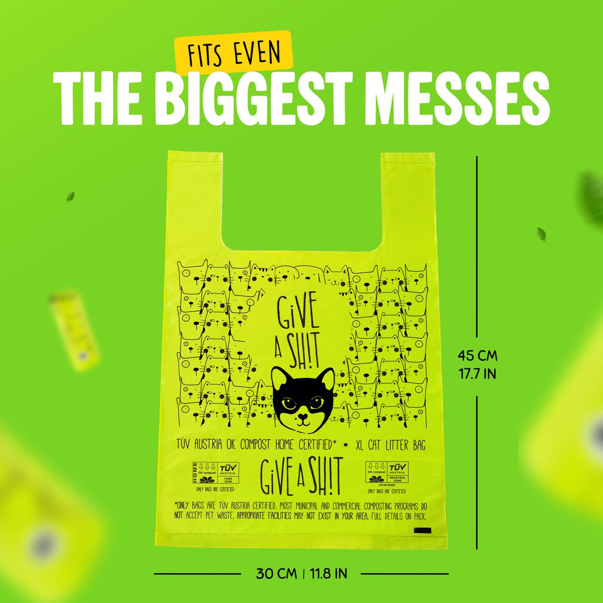 Extra Large Cat Litter Bags with Handles