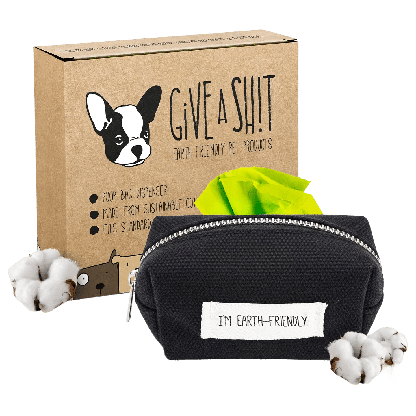 Canvas Dog Poop Bag Dispenser