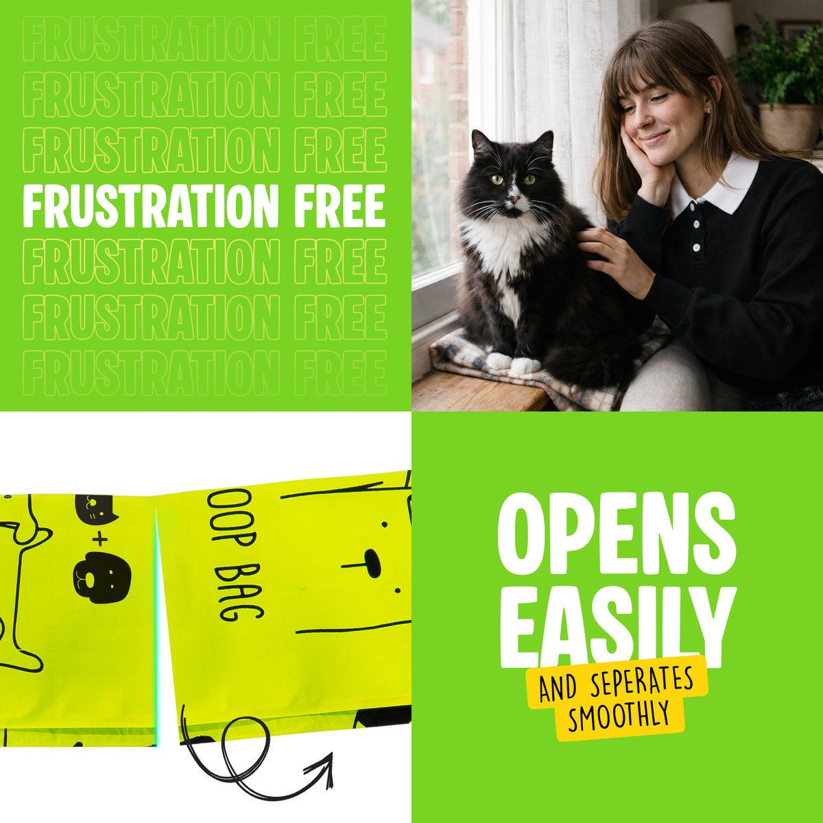 Extra Large Cat Litter Bags with Handles