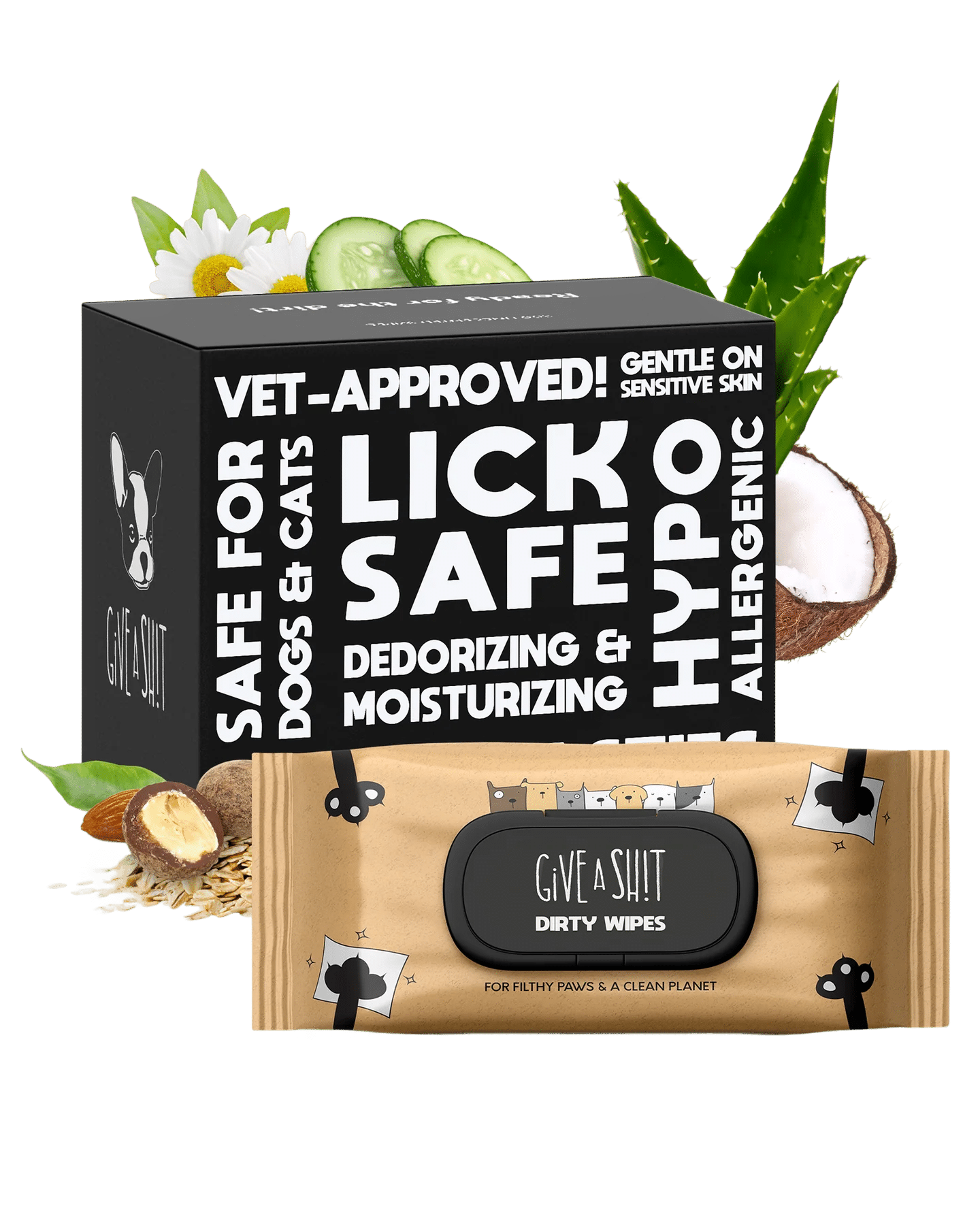 Vet-Approved Hypoallergenic Pet Wipes for Dogs & Cats